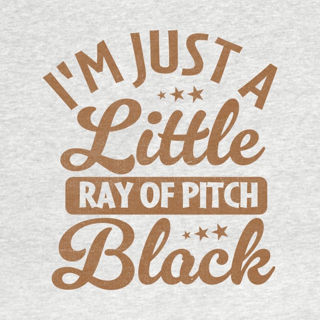 i'm just a little ray of pitch black by TheDesignDepot